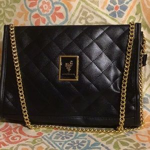 NWOT Younique Black Bag with Chain Handle